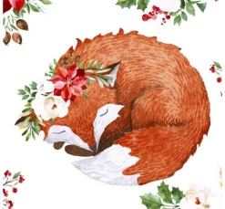 Serviette "Floral Fox"