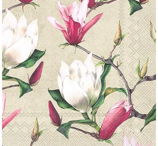 Serviette "Frühlingsgrüße"