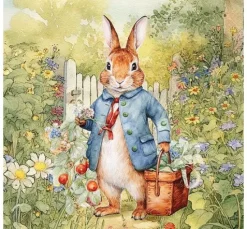 Serviette "Garden Bunny"