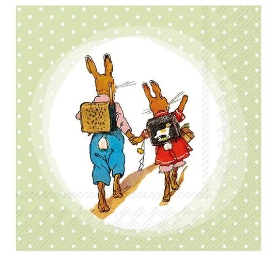 Serviette "Hans und Gretchen"