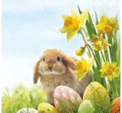 Serviette "Hase Fluffy"