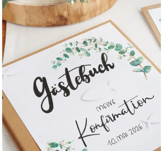 Serviette "Kommunionszweig"
