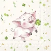 Serviette "Lucky Pig"