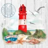 Serviette "Maritime Grüße"