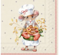 Serviette "Mäusebäcker"