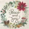 Serviette "Peace and Joy"