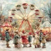 Serviette "Riesenrad"