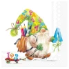 Serviette "Schulwichtel Bernie"