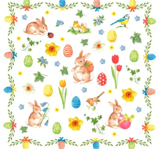 Serviette "Süße Osterhasis"