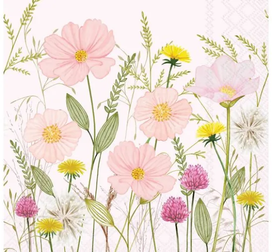 Serviette "Springtime flowers"