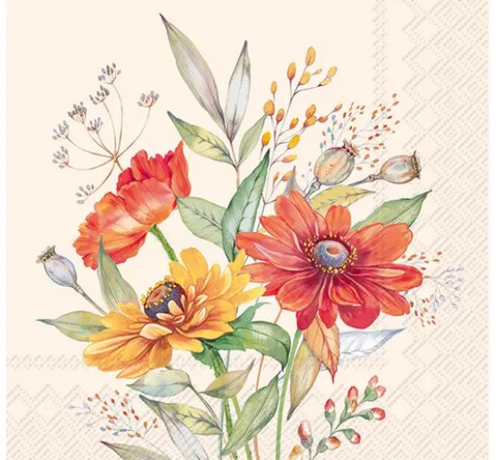 Serviette "Sunset Bouquet"