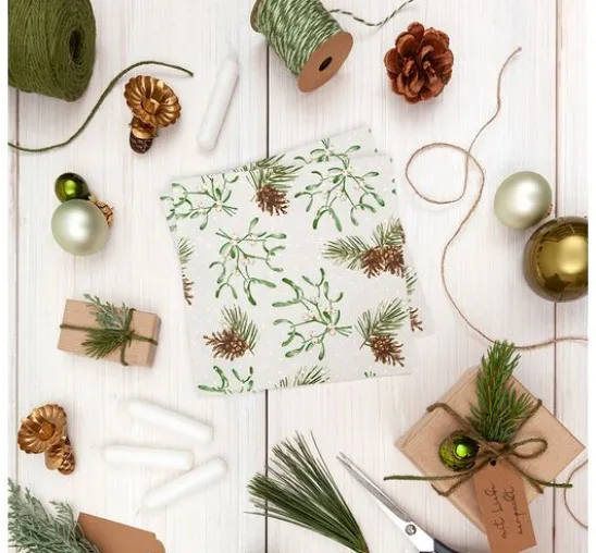 Serviette "Sweet Mistletoe