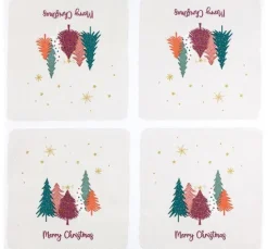 Serviette "Sweet Xmas Trees"