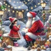 Serviette "Talking To Santa"