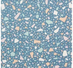 Serviette "Terrazzo Blue"