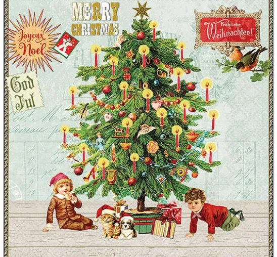Serviette "Under The X-Mas Tree"