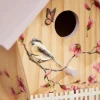Serviette "Vogel auf Blütenzweig"