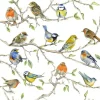 Serviette "Vogel-Treffen"