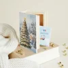 Serviette "Weihnachtsbaum im Schnee"