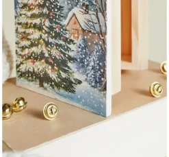 Serviette "Weihnachtsbaum im Schnee"