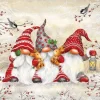 Serviette "Wichteltrio"