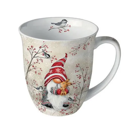 Serviette "Wichtel Umarmung"