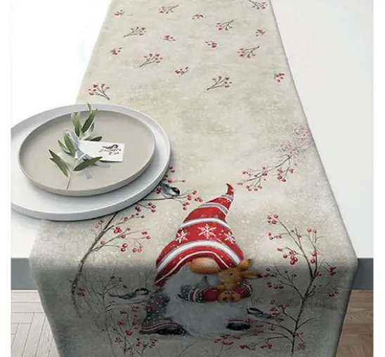 Serviette "Wichtel Umarmung"