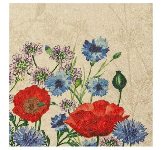Serviette "Wild Poppies"