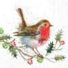 Serviette "Winter Robin"