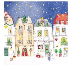 Serviette "Winter Village"