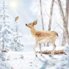 Serviette "Winterwelt"