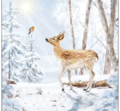 Serviette "Winterwelt"
