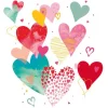 Serviette "With Love"