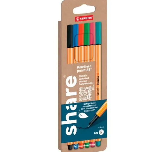share Fineliner, 6er-Set