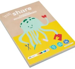 share Kreativ-Bastelblock A5, 40 Blatt