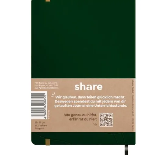 share Notizbuch A5, punktkariert