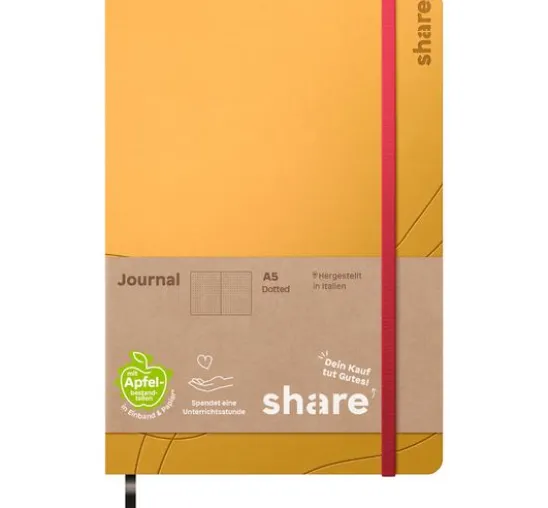 share Notizbuch A5, punktkariert