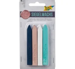 Siegelwachs, 4 farbig