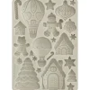 Silikonform A5 "Candy Christmas - Gingerbreads"