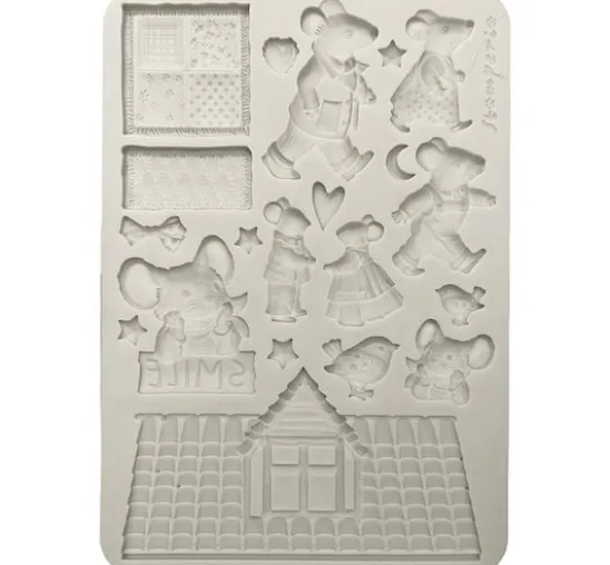 Silikonform A5 "Family - Mice"