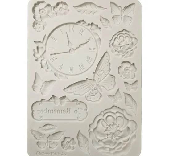 Silikonform A5 "Quiet Days - Clock"