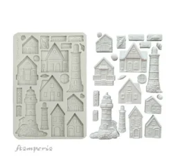 Silikonform A5 "Silent Sea - Lighthouse"