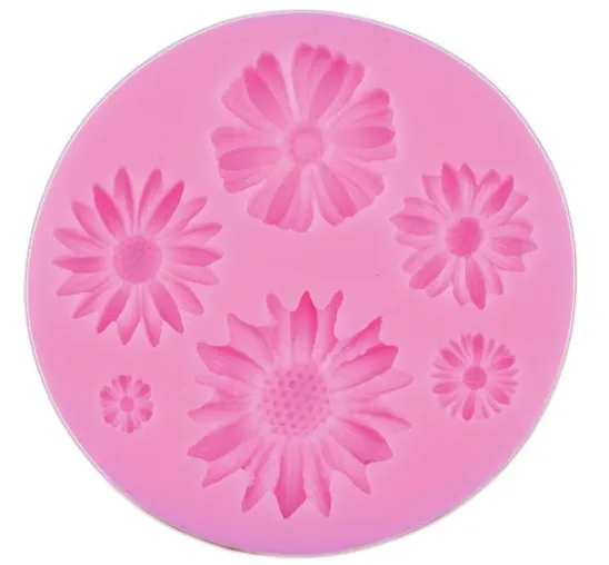 Silikonform "Blüten"