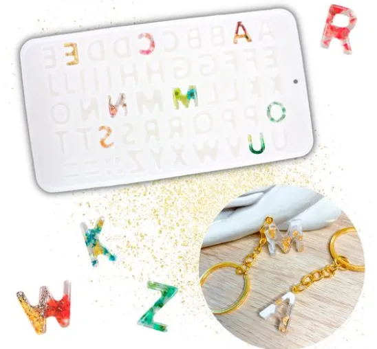 Silikonform für Gießharz "Alphabet"