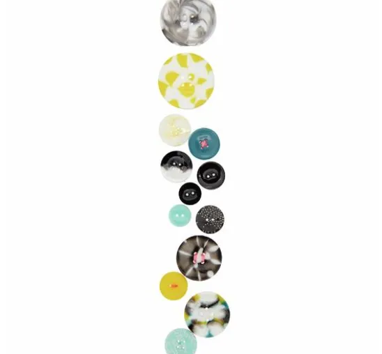 Silikonform für Schmuck "Knöpfe"