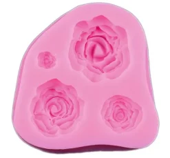 Silikonform "Rosenblüten"