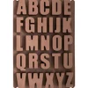 Silikon-Gießform "A-Z"