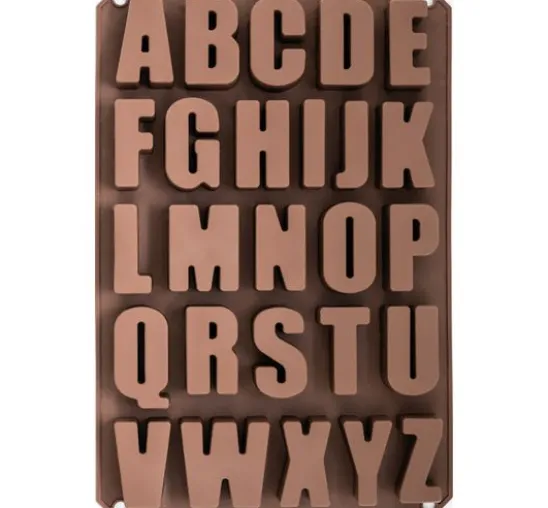 Silikon-Gießform "A-Z"