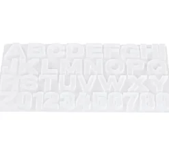 Silikon Gießform "Buchstaben & Zahlen"
