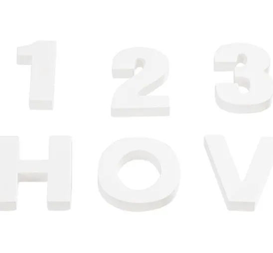 Silikon Gießform "Buchstaben & Zahlen"